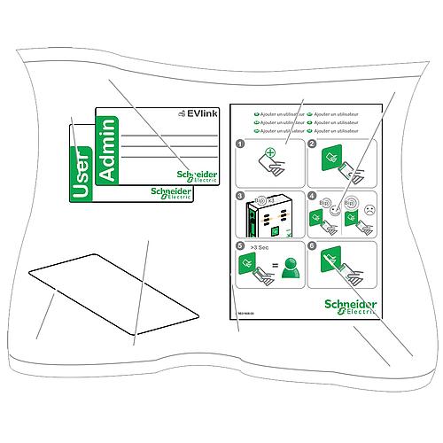 EVlink RFID card set