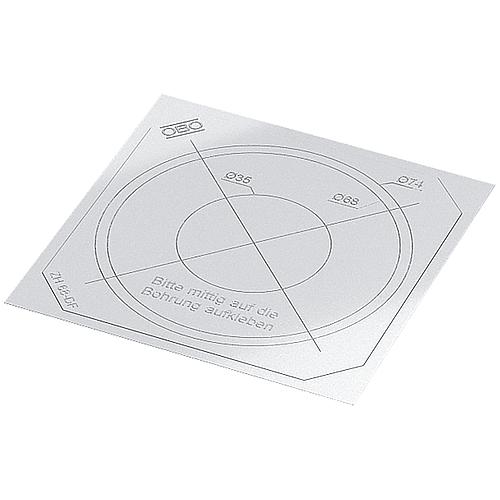 Sealing foil, for cavity wall box, ZH 68-DF, PU 10