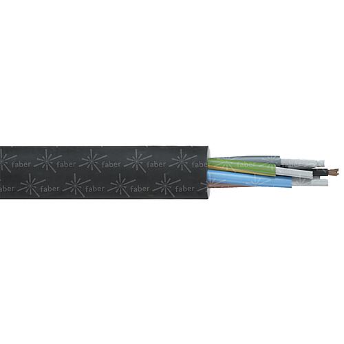 Câble en caoutchouc en aluminium 07BN4-AF Standard 1