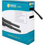 WKK heat-shrink tubing Box, black 5 m