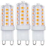 Ampoules LED SMD - grain G9 transparent, pack de 3