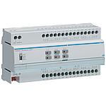 Actionneur de volets roulants/stores Hager 12x 230V KNX REG TYM632C