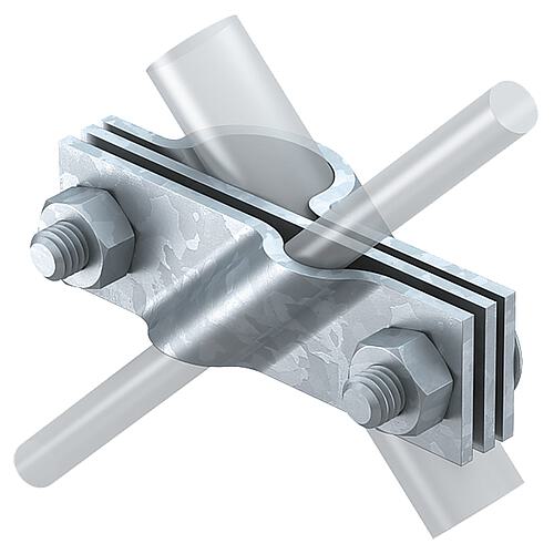 2760 20 FT earth rod connection clip Standard 1