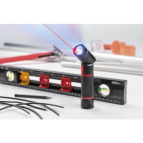 Torch with LED, laser and UV light Anwendung 6