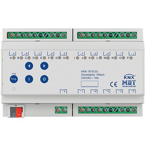 AKK switching actuator, rail-mounted, compact, 16 A, 230 V AC, 70µF, 10 EB, REG Standard 4