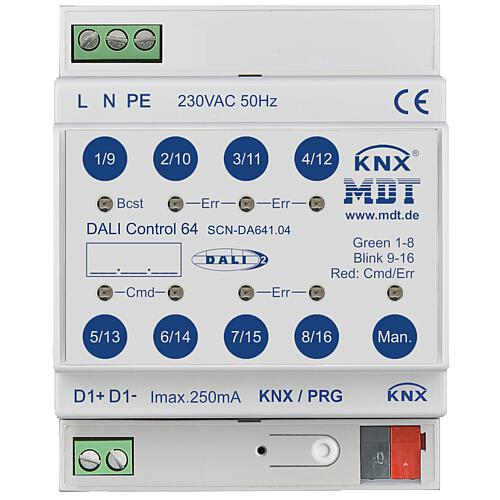 Appareil modulaire DALI Control 64 Gateway Commande, REG Standard 1