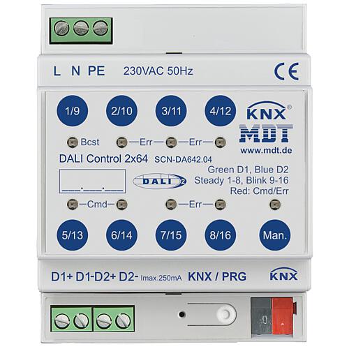 Appareil modulaire DALI Control 64 Gateway Commande, REG Standard 2