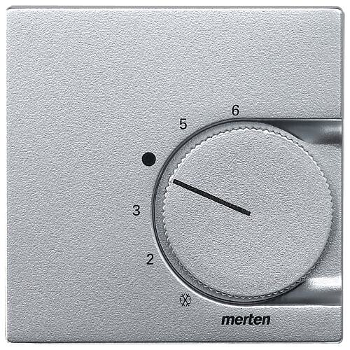 System M, central plate for room thermostat with changeover contact Merten Standard 4