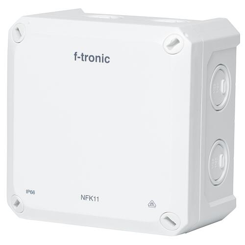 FR-junction box 110x110x67 mm, knock-out openings IP66, PS, white, NFK11ws