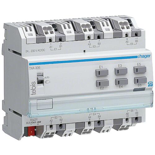 Hager Entrées binaires 230V KNX REG TXA306