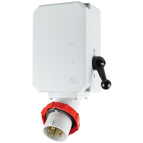 Changeover switch for emergency power supply with CEE appliance plug Standard 2