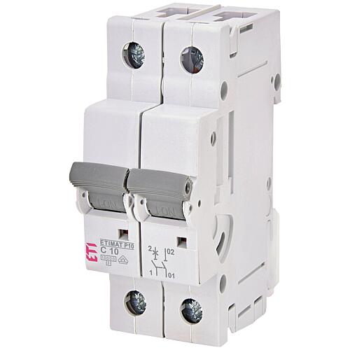 ETI circuit breaker ETIMAT P10 1-pole + N, 10kA, C10, REG