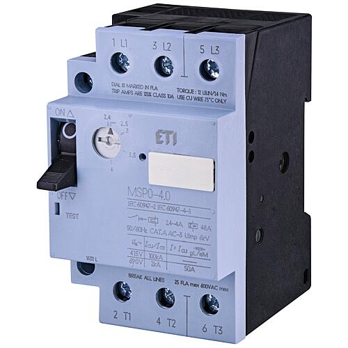 ETI Disjoncteurs moteur MSP0-4,0, REG