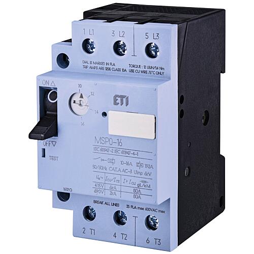 ETI motor protection switch MSP0-16, REG