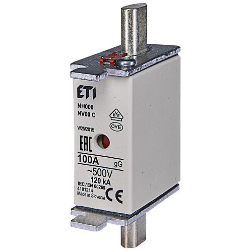 ETI NH fuse NH000 gG 125A/500V, PU 3