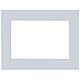 Glass frame for VisuControl touch panel, white, 10 inch