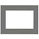 VisuControl Touchpanel cadre look inox brossé, 10 pouces