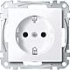 System M, socket outlet with Merten child protection Standard 2