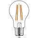 LED filament lamp, light bulb shape