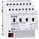 Unité de commande GIRA 1-10V quadruple avec commande manuelle pour KNX REG Standard 1