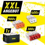 XXL offer: plug-in connection clamps + TBS transport box, 1801 pieces