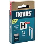 Fine wire staple Novus type H 37/14 galvanised, super hard