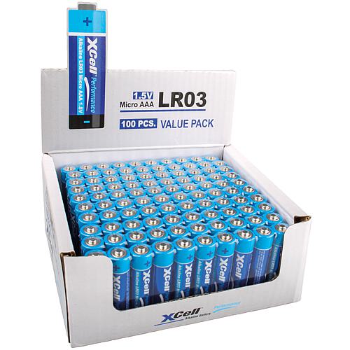 Alkaline Micro AAA battery XCell Performance Standard 1