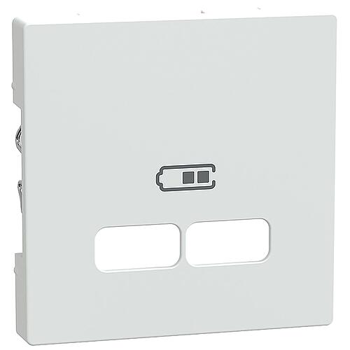 Central plate for USB charging station, System M Standard 1