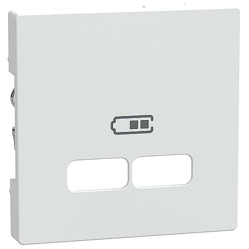 Central plate for USB charging station, System M Standard 2