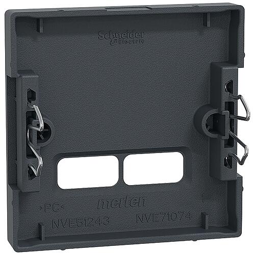 Central plate for USB charging station, System M