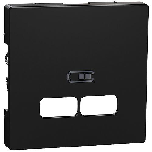 Plaque centrale pour station de recharge USB, System M Standard 6