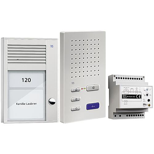 Ensemble d'interphone vidéo TCS, AUDIO:PACK, PAK0x, ISW3130, pour 1-2 unités résidentielles Standard 1