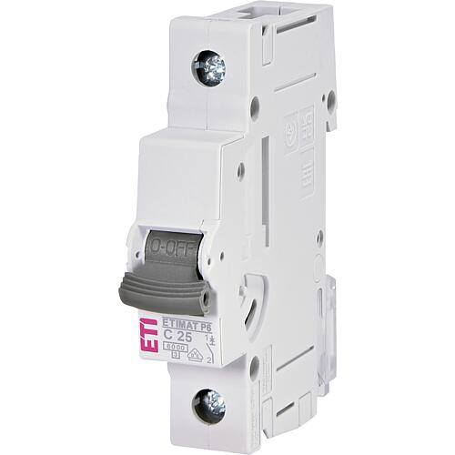 Miniature circuit-breaker C25, ETIMAT P6, 6 kA, 1-pole