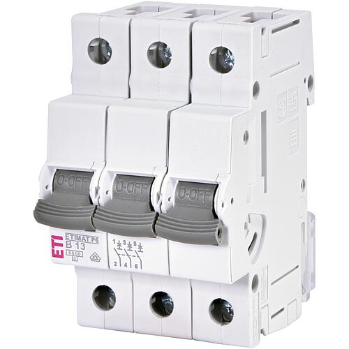 Miniature circuit-breaker B13, ETIMAT P6, 6 kA, 3-pole