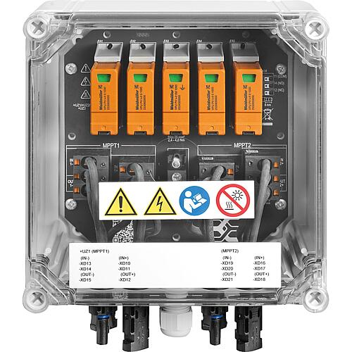 Boîte de jonction de générateur pour onduleur avec 2x trackers MPP de type II avec raccordement externe