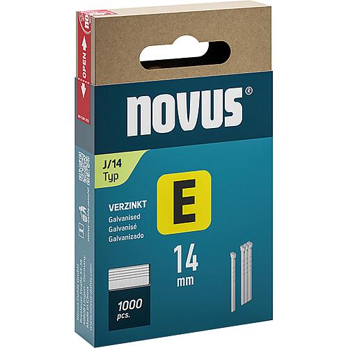 Clous pour agrafeuses Novus type E J/14 galvanisés Standard 1