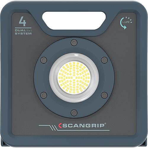 Lampes de travail LED sans fil scangrip® NOVA 4 C+R for LIFE, projecteur de chantier, 18,5 V avec batterie 2,6 Ah Standard 1