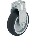 Fixed caster BRA-TPA 50G Load capacity 50 kg, Wheel Ø 50 mm, back hole Ø 11 mm