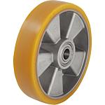 Heavy-duty wheels with polyurethane tread Blickle Extrathane®, aluminium wheel body ALTH