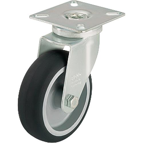 Apparatus swivel castors LPA-TPA with screw-on plate