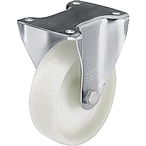 Sheet steel fixed castors B-PO