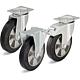 Swivel castors L-ALEV with screw-on plate