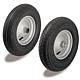 Wheels with pneumatic tyres, sheet steel rims with groove profile, model P Anwendung 1