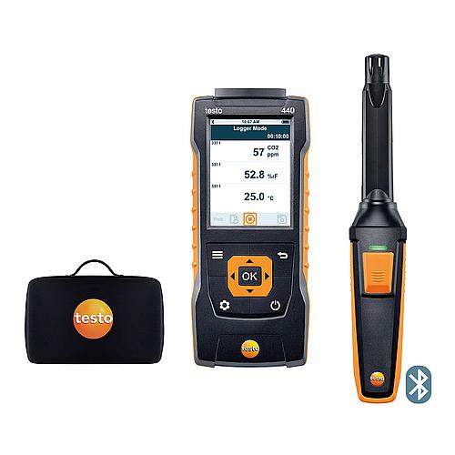 Climate measuring device testo 440 CO₂ set with Bluetooth®
 Standard 1