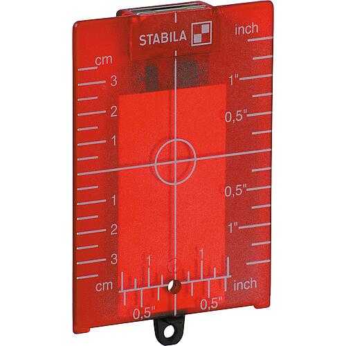 Target plate ZP, red Standard 1