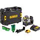 Cross-line laser DCE089D1G, 18 V, 3 x 360° green