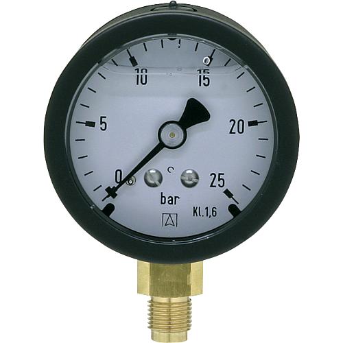 Bourdon tube pressure gauge ø 50 mm, DN 6 (1/8“) radial Standard 2