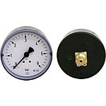 Bourdon tube pressure gauge ø 63 mm, DN 8 (1/4") axial