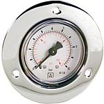 Bourdon tube pressure gauge ø 40 mm, DN 6 (1/8") axial, with installation edge