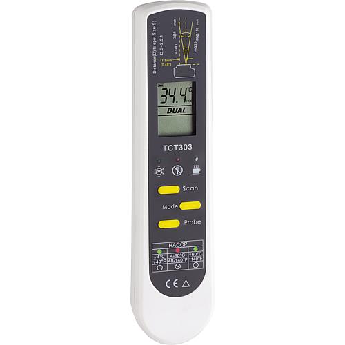 Infrared thermometer Dualtemp Pro with penetration probe Anwendung 1